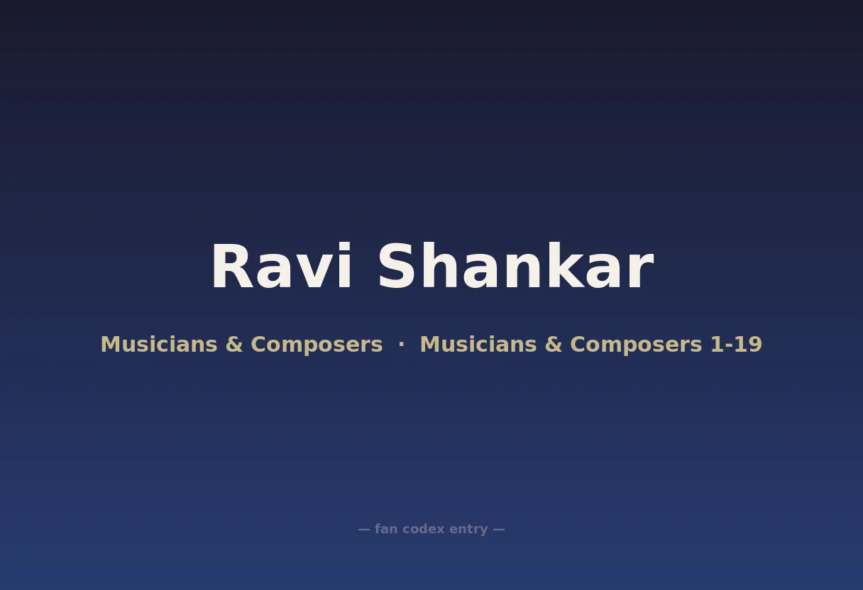 Ravi Shankar